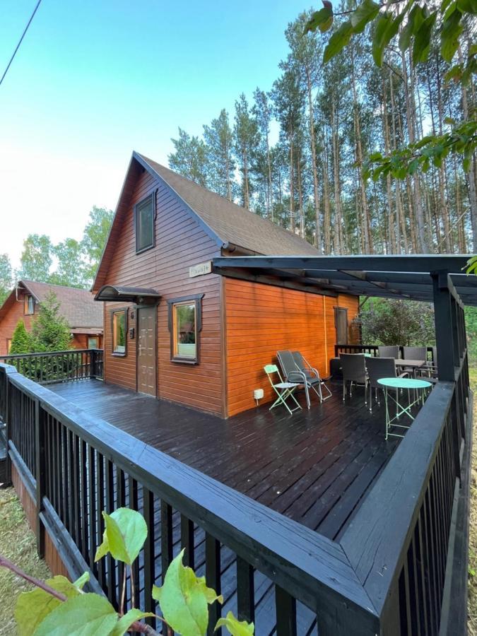 Domek Caloroczny Hawaje Nad Jeziorem Kazub Cieciorka Экстерьер фото