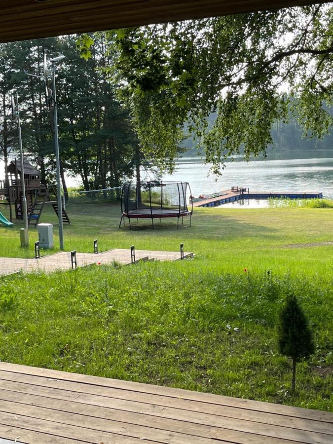 Domek Caloroczny Hawaje Nad Jeziorem Kazub Cieciorka Экстерьер фото