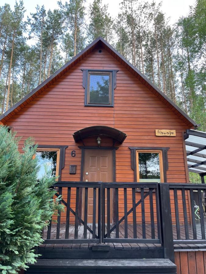 Domek Caloroczny Hawaje Nad Jeziorem Kazub Cieciorka Экстерьер фото