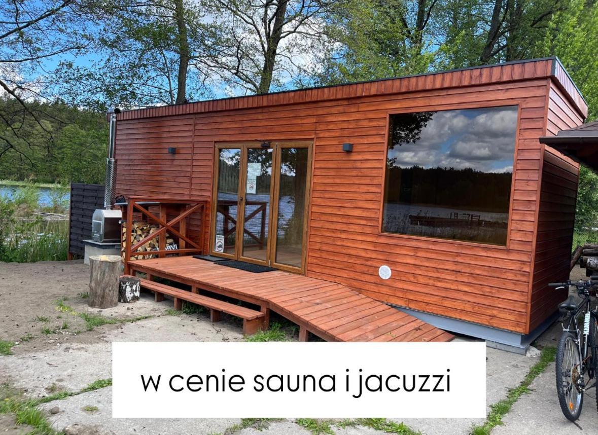 Domek Caloroczny Hawaje Nad Jeziorem Kazub Cieciorka Экстерьер фото